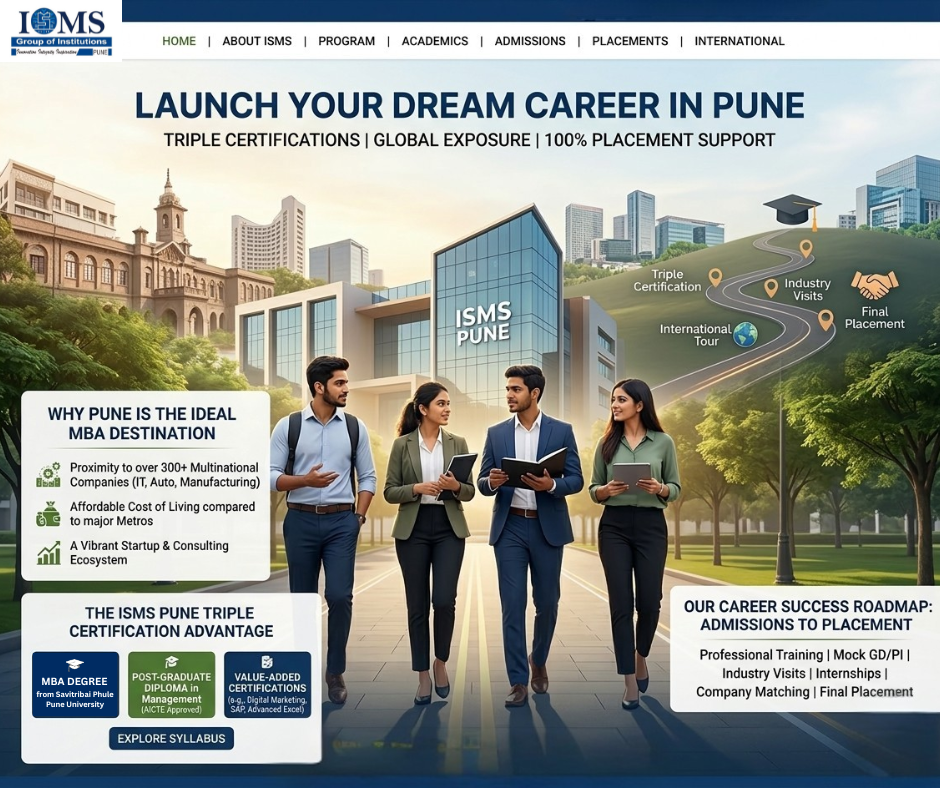 Launch Your Dream Career Through Top MBA Colleges in Pune